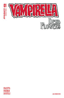 Vampirella Dead Flowers #1 Cover F Blank Authentix