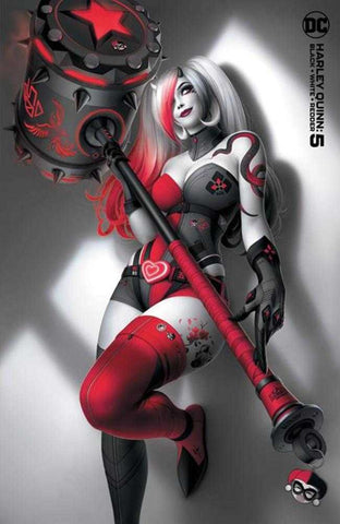 Harley Quinn Black White Redder #5 (Of 6) Cover B Warren Louw Variant