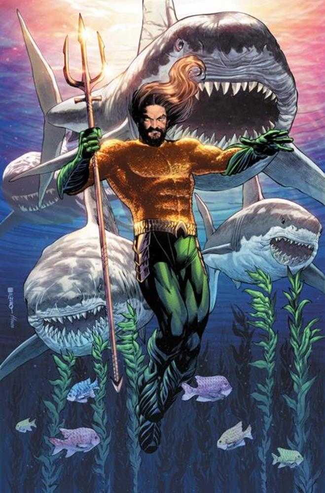 Titans #6 Cover D Jesus Merino Aquaman And The Lost Kingdom Card Stock Variant