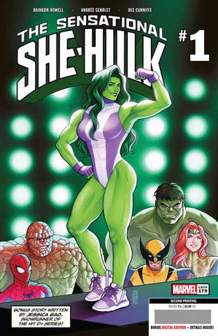 Sensational She-Hulk #1 2nd Print Jen Bartel Variant