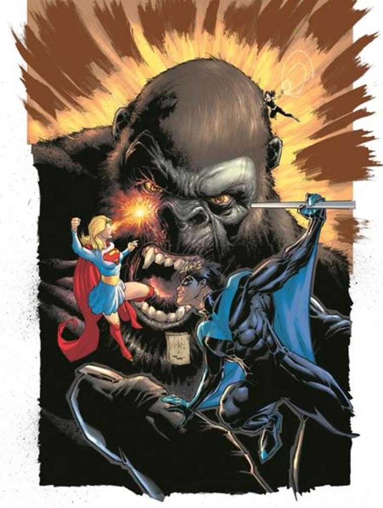 Justice League vs Godzilla vs Kong #4 (Of 7) Cover B Whilce Portacio Kong Card Stock Variant