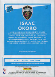 Panini Donruss Basketball 2020-21 Red Blue Laser Auto Card 203 Isaac Okoro 18/20