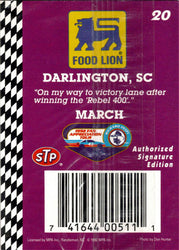 Food Lion 1992 Fan Appreciation Tour Richard Petty 20 Darlington