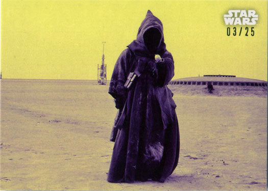 Star Wars Black & White Purple Base Parallel Chase Card 20  #03/25