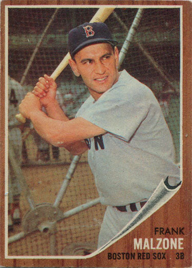 Topps Baseball 1962 Base Card 225 Frank Malzone