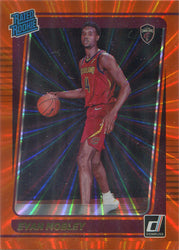 Panini Donruss Basketball 2020-21 Orange Laser Parallel Card 225 Evan Mobley