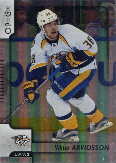 O-Pee-Chee Hockey 2017-18 Rainbow Parallel Base Card 229 Viktor Arvidsson