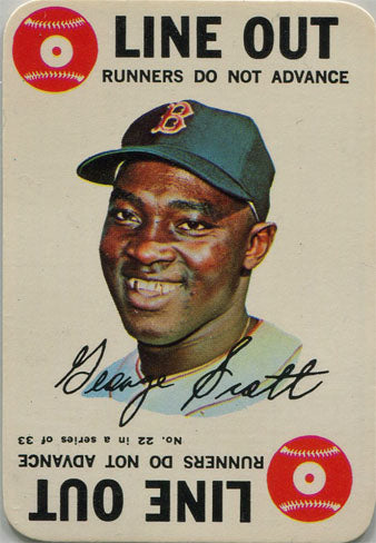 Topps Baseball 1968 Game Card 22 George Scott