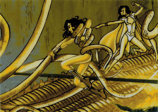 DC Comics Epic Battles Gold Variant #23 Parallel Base Chase Card #55 of 75