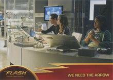 Flash Season 1 Gold Logo Parallel Chase Card #24 We Need the Arrow