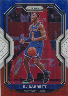 Panini Prizm Basketball 2020-21 Red White Blue Parallel Card 241 RJ Barrett
