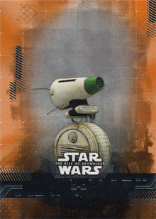 Star Wars Rise Skywalker Base Card 24 Orange Parallel D-0 46/99