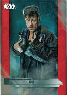 Star Wars Last Jedi Silver Base Parallel Chase Card 24 #30/99