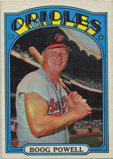 Topps Baseball 1972 Base Card 250 Boog Powell