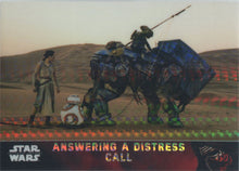 Star Wars Force Awakens Chrome Base Prism Parallel Chase Card 25 #03/99