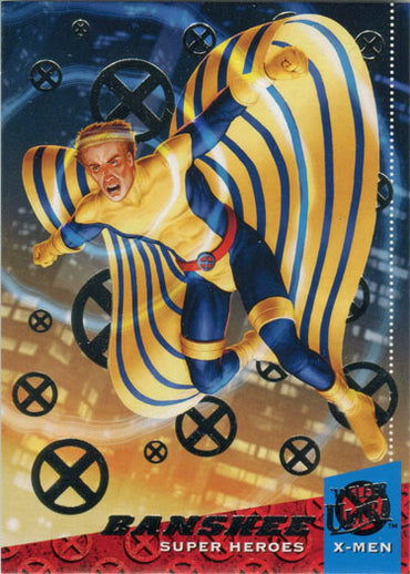 X-Men 2018 Fleer Ultra Silver Foil Base Parallel Card 26 Banshee