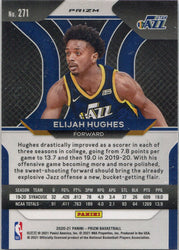 Panini Prizm Basketball 2020-21 Red Cracked Ice Parallel Card 271 Elijah Hughes