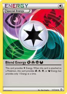 Blend Energy GrassFirePsychicDarkness (117/124) [Black & White: Dragons Exalted]