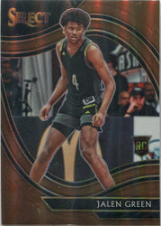 Panini Chronicles Select Draft Picks Basketball 2021 Bronze Prizm Card 279 Green