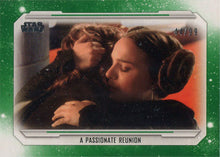 Star Wars Skywalker Saga Green Parallel Base Card 27 A Passionate Reunion 44/99
