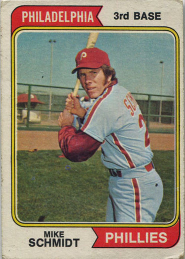 Topps Baseball 1974 Base Card 283 Mike Schmidt