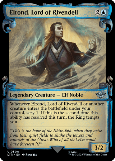 Elrond, Lord of Rivendell [The Lord of the Rings: Tales of Middle-Earth Showcase Scrolls]