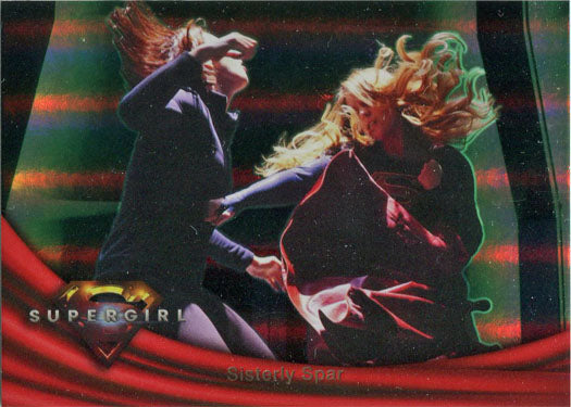 Supergirl Season 1 Rainbow Foil Board Base Variant Card 28
