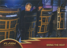 Flash Season 1 Gold Logo Parallel Chase Card #29 Bring the Heat