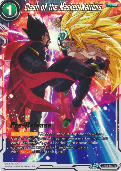 Clash of the Masked Warriors (BT13-150) [Supreme Rivalry Prerelease Promos]