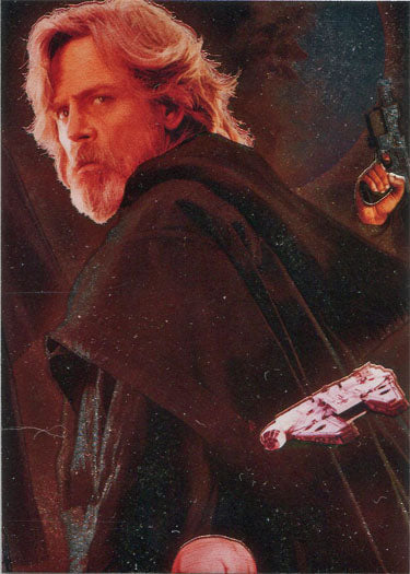 Star Wars Galaxy 2018 Galaxy Puzzle Etched Foil Chase Card 2 Luke Skywalker