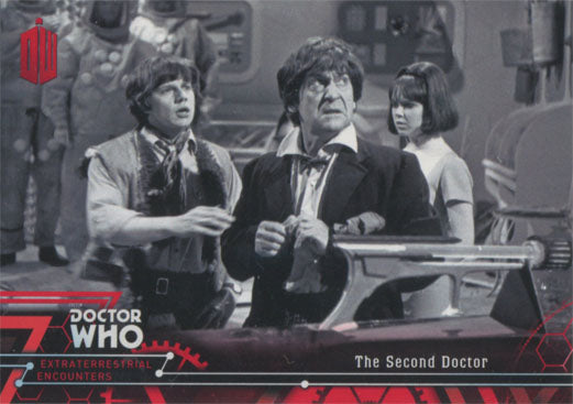 Doctor Who Extraterrestrial Encounters Red Parallel Chase Card 02 #03/25