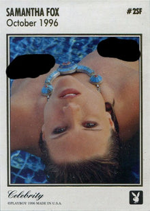 Playboy 1996 August Edition Celebrity Chase Card 2SF Samantha Fox