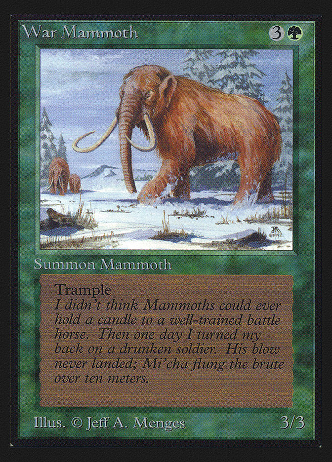 War Mammoth [International Collectors' Edition]