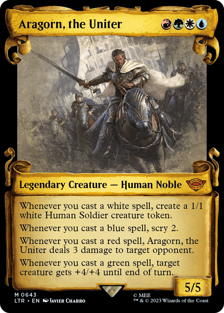 Aragorn, the Uniter [The Lord of the Rings: Tales of Middle-Earth Showcase Scrolls]