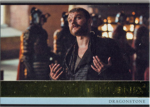 Game of Thrones Season 7 Gold Parallel 02 Base Chase Card 076/150
