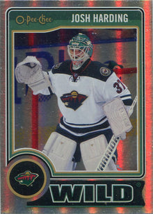 O-Pee-Chee Hockey 2014-15 Rainbow Parallel Base Card 302 Josh Harding