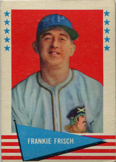 Fleer Baseball Greats 1961 Base Card 30 Frankie Frisch