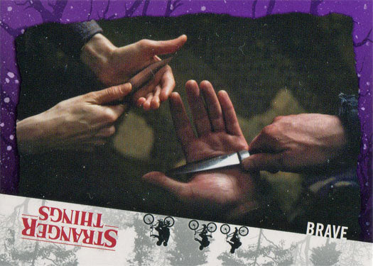 Stranger Things Upside Down Purple Parallel Card 31 