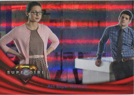 Supergirl Season 1 Rainbow Foil Board Base Variant Card 31