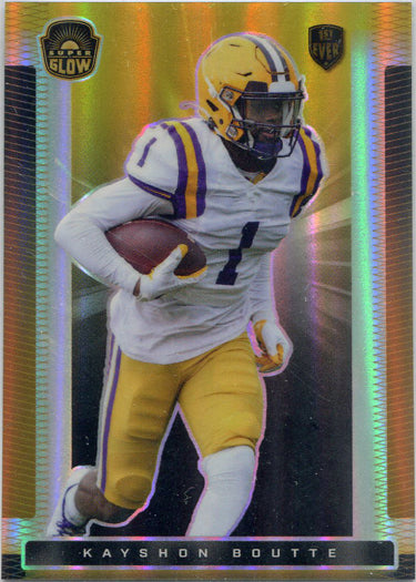 Super Products 2021 Super Glow Multi-Sport Base Card 32 Kayshon Boutte