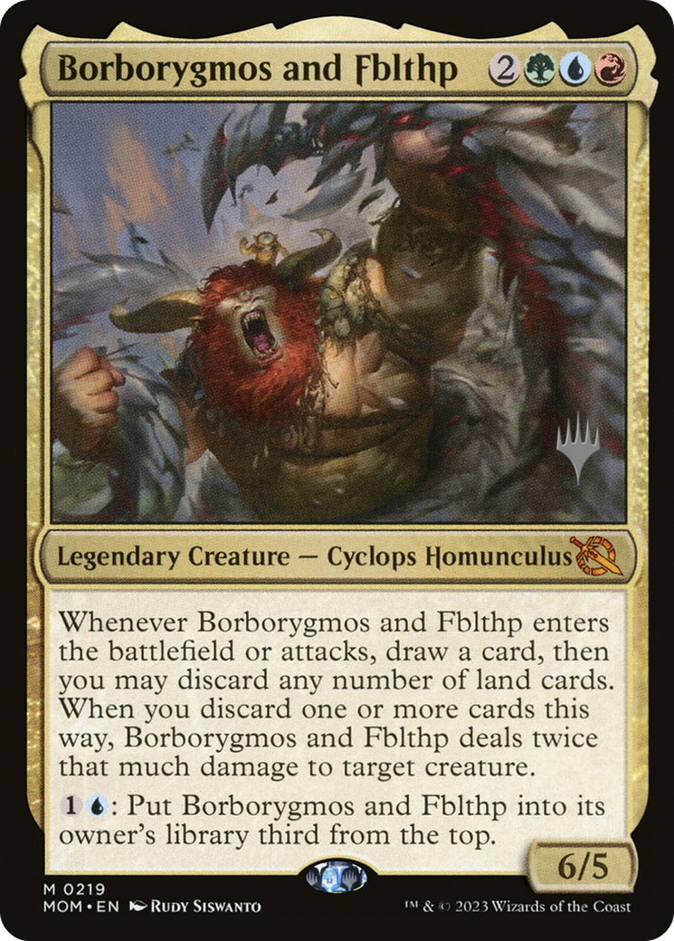 Borborygmos and Fblthp (Promo Pack) [March of the Machine Promos]