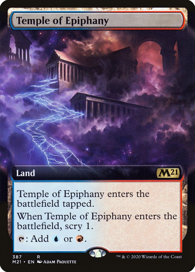 Temple of Epiphany (Extended Art) [Core Set 2021]