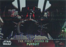 Star Wars Force Awakens Chrome Base Prism Parallel Chase Card 34 #12/99