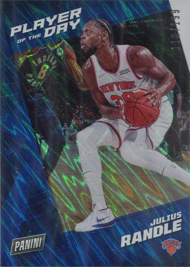 Panini Player of the Day 2021-22 Lava Parallel Base Card 34 J. Randle 110/199