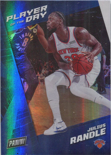 Panini Player of the Day 2021-22 Rainbow Parallel Base Card 34 Julius Randle