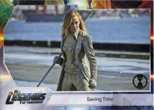 DCs Legends of Tomorrow Rip Hunter Deco Foil Base Parallel Chase Card 35