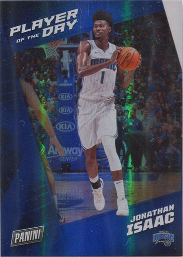 Panini Player of the Day 2021-22 Rainbow Parallel Base Card 36 Jonathan Isaac