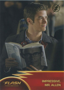 Flash Season 1 Gold Logo Parallel Chase Card #37 Impressive, Mr. Allen