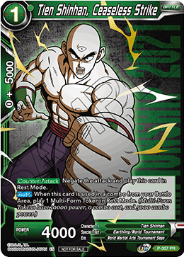 Tien Shinhan, Ceaseless Strike (P-357) [Tournament Promotion Cards]
