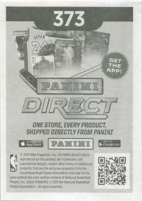 Panini Direct Basketball 2019-20 Base Sticker Card 373 Ja Morant